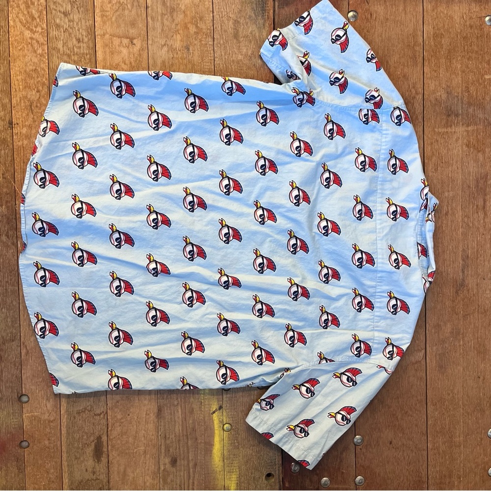 Men Baseballism Stylish Baseball Patterned Shirt … - image 4